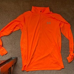 Men’s Under Armour Neon Orange Quarter Zip